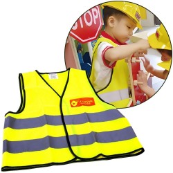 CLASSIC WORLD EDU Kamizelka Odblaskowa Ostrzegawcza Rowerowa Budowlana Uniwersalna