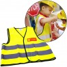 CLASSIC WORLD EDU Kamizelka Odblaskowa Ostrzegawcza Rowerowa Budowlana Uniwersalna