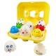WOOPIE Kolorowe Jajka Edukacyjne z Kurczakiem Efekty Dźwiękowe 6szt