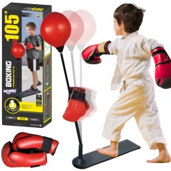 WOOPIE Zestaw Bokserski Stojąca Gruszka Regulowana 70-105 cm