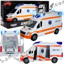 WOOPIE Pogotowie Karetka Ambulans Nosze w Zestawie + Sygnały Dźwiękowe I Świetlne