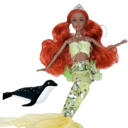 WOOPIE ROYAL Lalka Syrenka Emi Mermaid z Foką