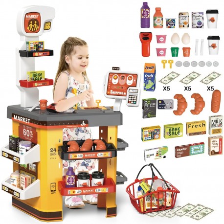 WOOPIE Interaktywny  Super Market dla Dzieci Akcesoria