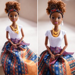 WOOPIE ROYAL Lalka Lili Mulatka w Eleganckiej Sukni