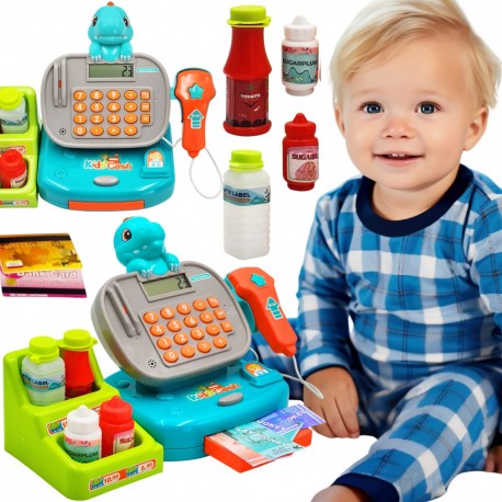 WOOPIE Kasa Sklepowa Dino z Półką