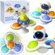 WOOPIE BABY Kosmiczny Spinner Pop-it  Zabawka Sensoryczna  Wymienne 3 szt.