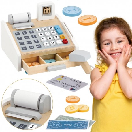 VIGA Drewniana Kasa sklepowa