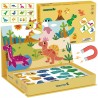TOOKY TOY Układanka Puzzle Magnetyczne Montessori Pudełko Edukacyjne Dinozaury