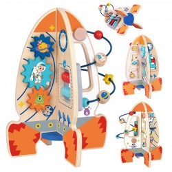 Tooy Toy Drewniana Rakieta Interaktywna