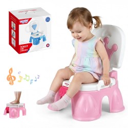 WOOPIE Pierwszy Nocnik dla Dziecka z Muzyką 3w1 Krzesełko Stopień