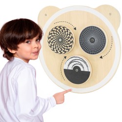 VIGA FSC Drewniana Tablica Wirujące Punkty