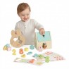 CLASSIC WORLD Pastelowy Zestaw dla Niemowląt Box Pierwsze Zabawki do Nauki od 12 miesiąca