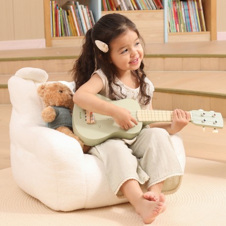 Viga Drewniane Ukulele Gitara Dla Dzieci Zielona