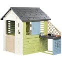 SMOBY Life Domek Ogrodowy PRETTY z Kuchnią + 17 Akcesoriów