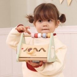 VIGA Trójkąt Aktywności – Drewniana Zabawka Edukacyjna 5w1