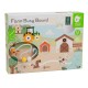 CLASSIC WORLD Drewniana Tablica Manipulacyjna Aktywności Farma