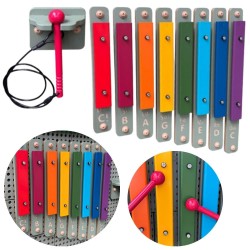 MASTERKIDZ Cymbałki Ścienne Ksylofon Instrument Muzyczny Akcesoria STEM