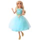 WOOPIE ROYAL Lalka Lily 30 cm Długie Blond Włosy Elegancka Turkusowa Sukienka