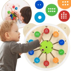 VIGADrewniana Tablica Dopasuj Cyferki Certyfikat FSC