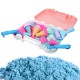 WOOPIE Zestaw Piasek Kinetyczny Lody w Walizce 1kg + Akcesoria
