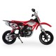 INJUSA Motor Cross Czerwony 24V