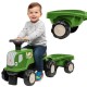 FALK Jeździk Traktor z Przyczepą Birdy Farm Zielony 1-3 lat