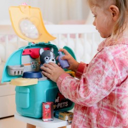 WOOPIE Pies Przenosny Zestaw Pielęgnacyjny 2w1 w Plecaku Transporter