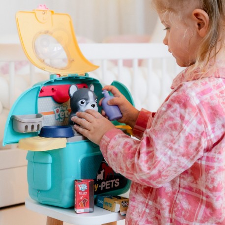 WOOPIE Pies Przenosny Zestaw Pielęgnacyjny 2w1 w Plecaku Transporter