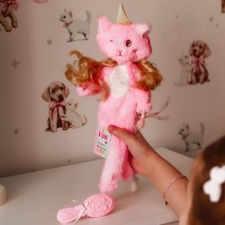 WOOPIE ROYAL Lalka Emi w Różowym Przebraniu Misia