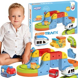 WOOPIE Klocki Magnetyczne Tor Lewitujący 18 el.