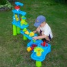 WOOPIE Ogromny Aquapark Stolik Wodny 6w1 Piaskownica Wodospad Tor Wodny 6-poziomowy Modułowy