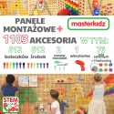 MASTERKIDZ Panele Montażowe STEM 2x 120x80 cm + Akcesoria Zestaw XXL