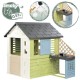 SMOBY Life Domek Ogrodowy PRETTY z Kuchnią + 17 Akcesoriów