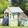 SMOBY Life Domek Ogrodowy PRETTY z Kuchnią + 17 Akcesoriów
