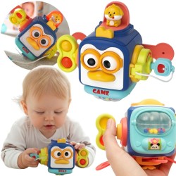 WOOPIE Pingwinek Montessori Piłka Sensoryczna 6w1