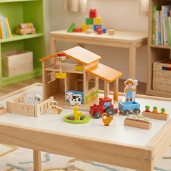 VIGA Drewniana Farma Zestaw