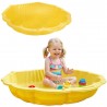 WOOPIE Piaskownica Muszelka Żółta Zamykana 2w1 Basen 1 szt.