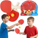 WOOPIE Paletki Rakietki Do Ping Pong Tenisa Stołowego Zestaw + 3 Piłeczki