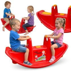 WOOPIE Bujak Wieloosobowy STAR Huśtawka Równoważna Żółta