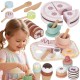 TOOKY TOY Sweet Cake Drewniany Zestaw Słodkości w Pudełku