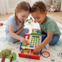 Drewniana Kasa sklepowa z akcesoriami Viga Toys