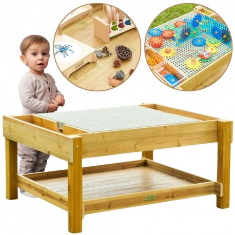 MASTERKIDZ Drewniany Stół Edukacyjny 1200L STEM