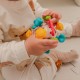 WOOPIE BABY Miękka Grzechotka 4w1 Gryzak Zabawka Sensoryczna dla Niemowląt 0m+
