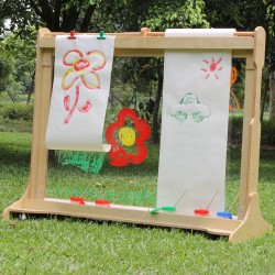 Ogromne Okienko Do Malowania Masterkidz Uchwyt Na Rolki Papieru 2 w 1