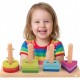 TOOKY TOY Sorter Kształtów z Kolorowymi Blokami