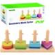 TOOKY TOY Sorter Kształtów z Kolorowymi Blokami