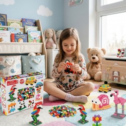 WOOPIE Klocki Konstrukcyjne 3D PIXEL 1750 el.