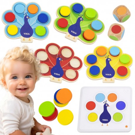 VIGA Gra Dopasuj Kolory