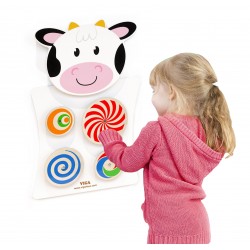 Drewniana Gra ścienna Wzory Krówka Viga Toys