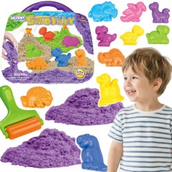 WOOPIE Zestaw Piasku Kinetycznego Dinozaury 13 el